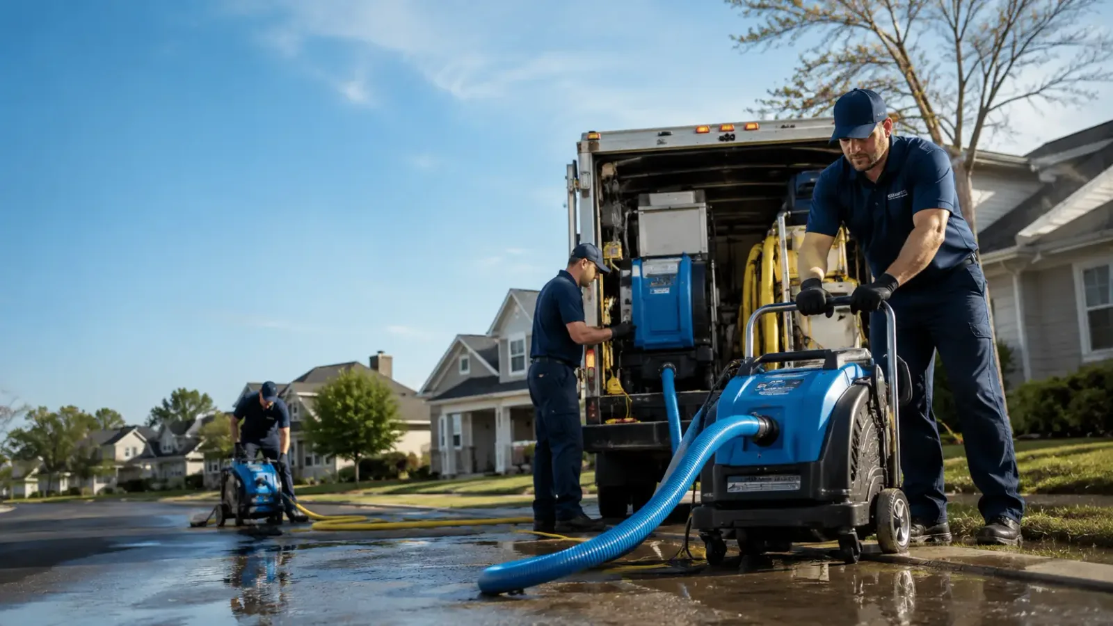 Flood Damage Cleanup in Justice, WV